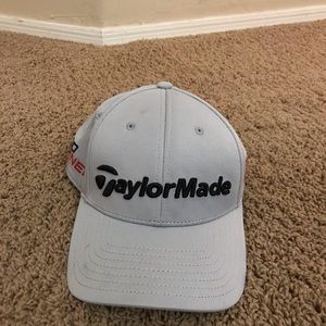 Grey Taylormade golf hat